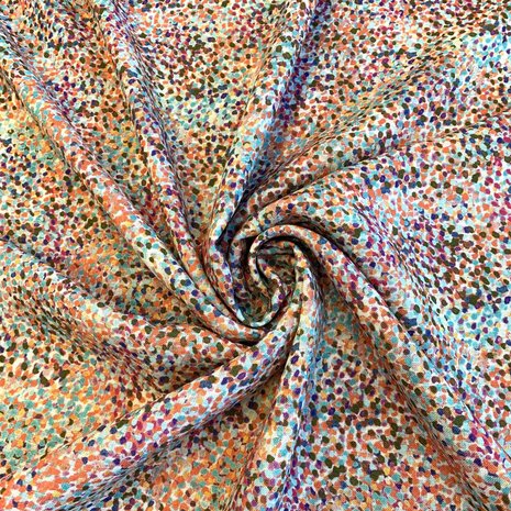 Jet d'encre viscose aspect lin 3026