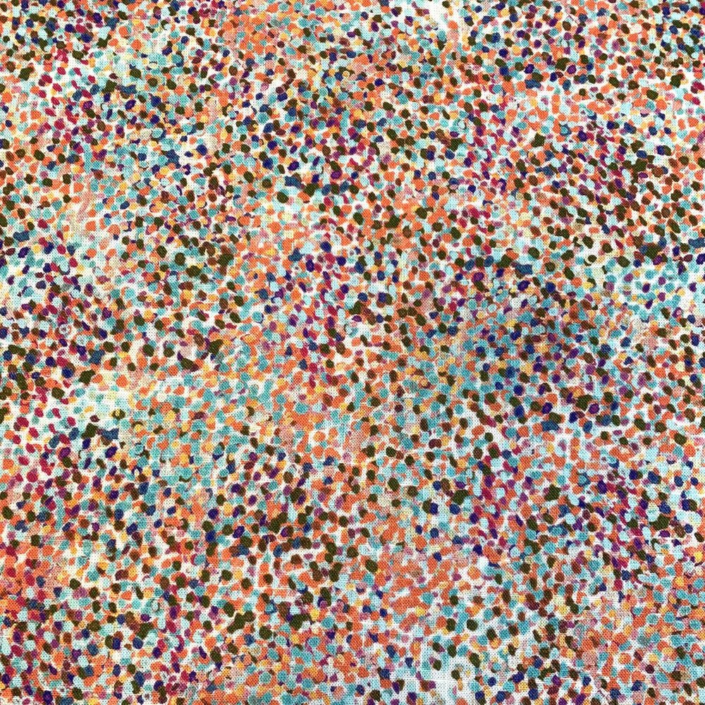 Jet d'encre viscose aspect lin 3026