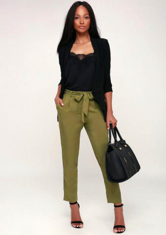 Terlenka 4-Way Stretch TS16 - olijf groen Terlenka 4-Way Stretch TS16 - olijf groen