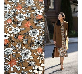 Viscose Poplin with Dessin 2837 Viscose Poplin with Dessin 2837