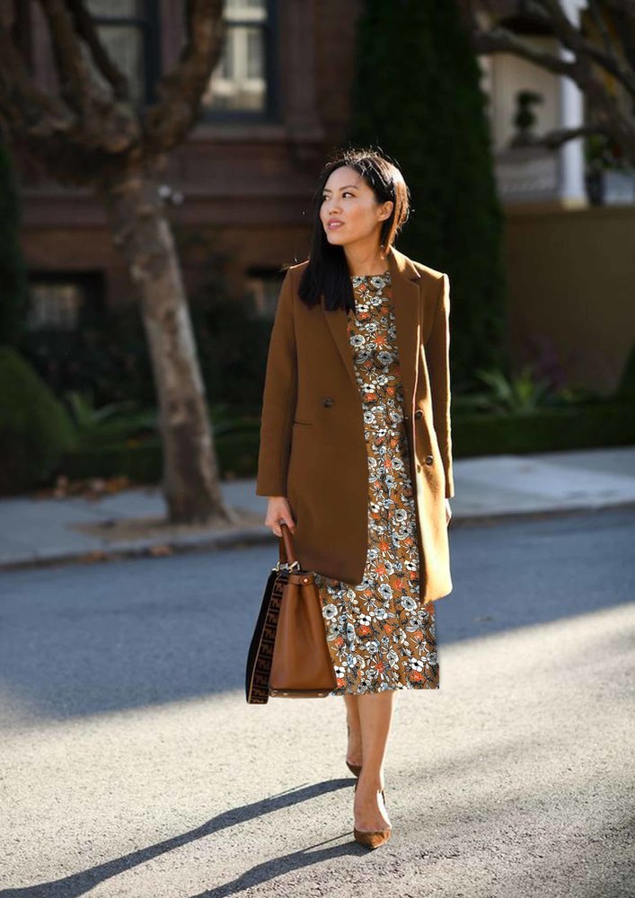 Viskose Popeline mit Dessin 2837