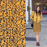 Viskose Popeline mit Design 2862