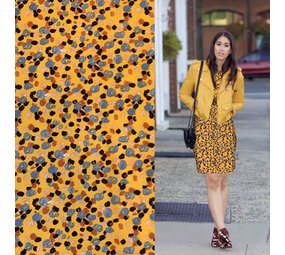 Popeline de viscose avec motif 2862