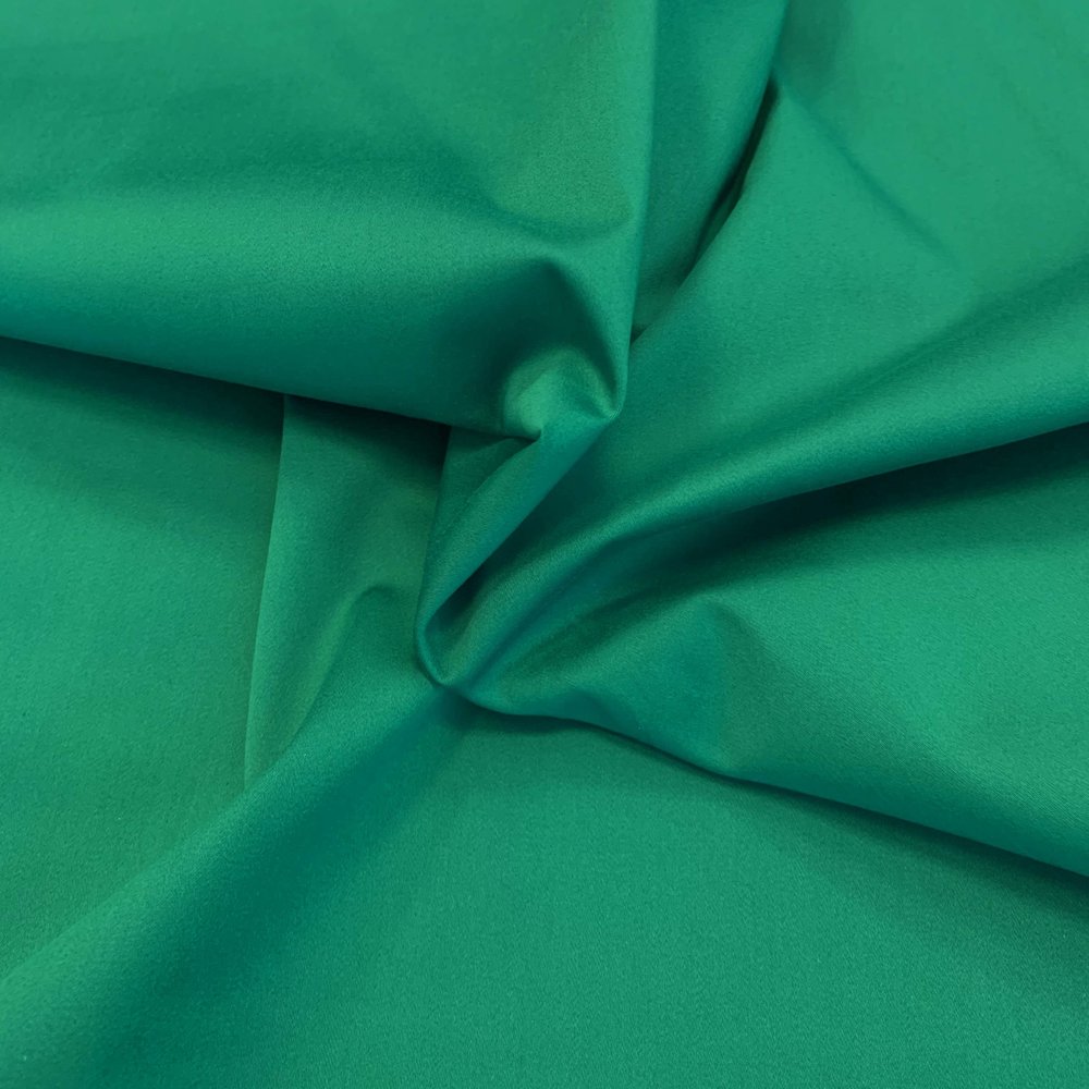 Satin cotton Comfort Stretch SK02 - emerald green Satin cotton Comfort Stretch SK02 - emerald green