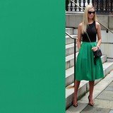 Coton satiné Comfort Stretch SK02 - vert émeraude