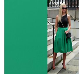 Coton satiné Comfort Stretch SK02 - vert émeraude Coton satiné Comfort Stretch SK02 - vert émeraude