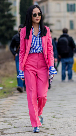 Satijnkatoen Comfort Stretch SK05 - fuchsia Satijnkatoen Comfort Stretch SK05 - fuchsia