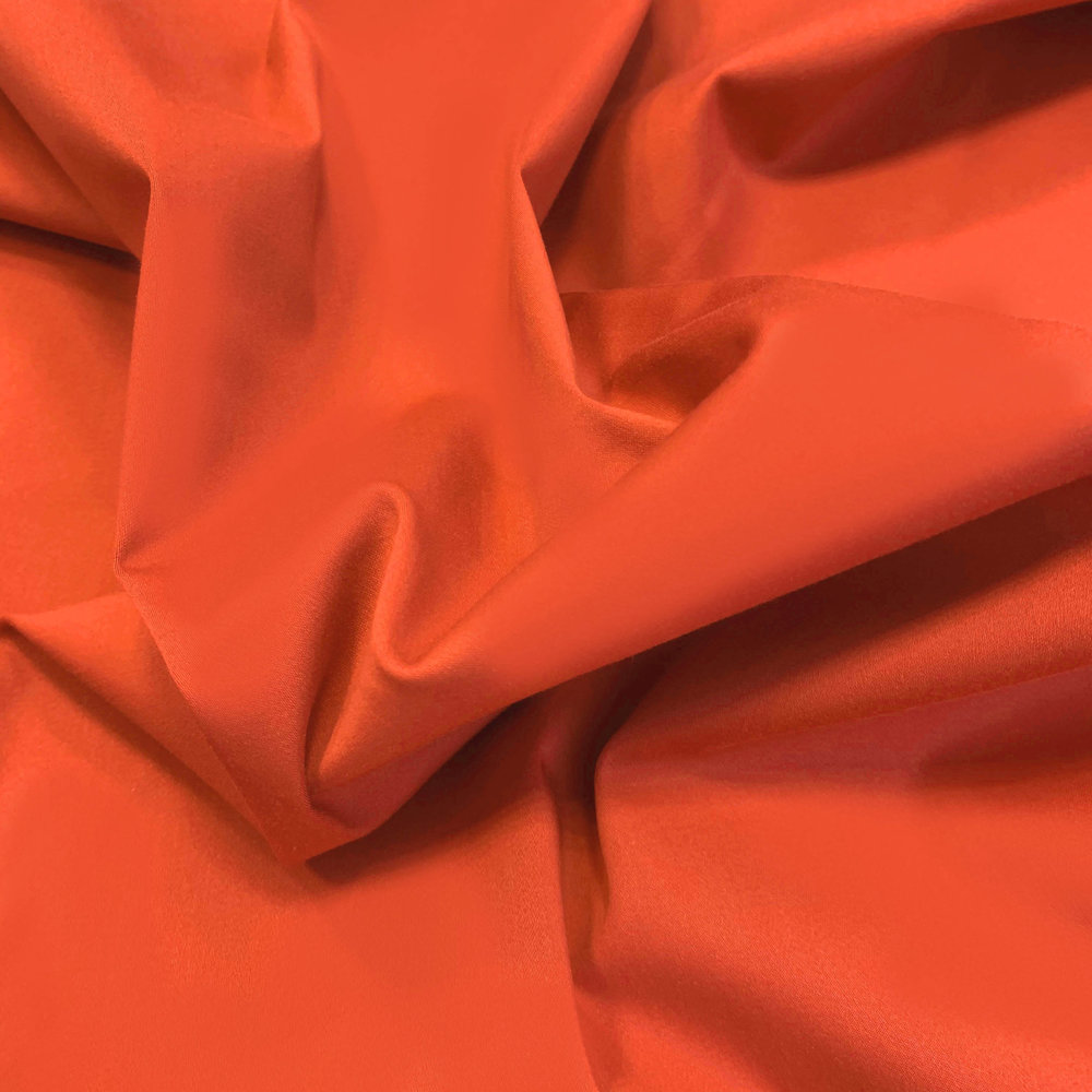 Satin de coton Comfort Stretch SK06 - orange Satin de coton Comfort Stretch SK06 - orange