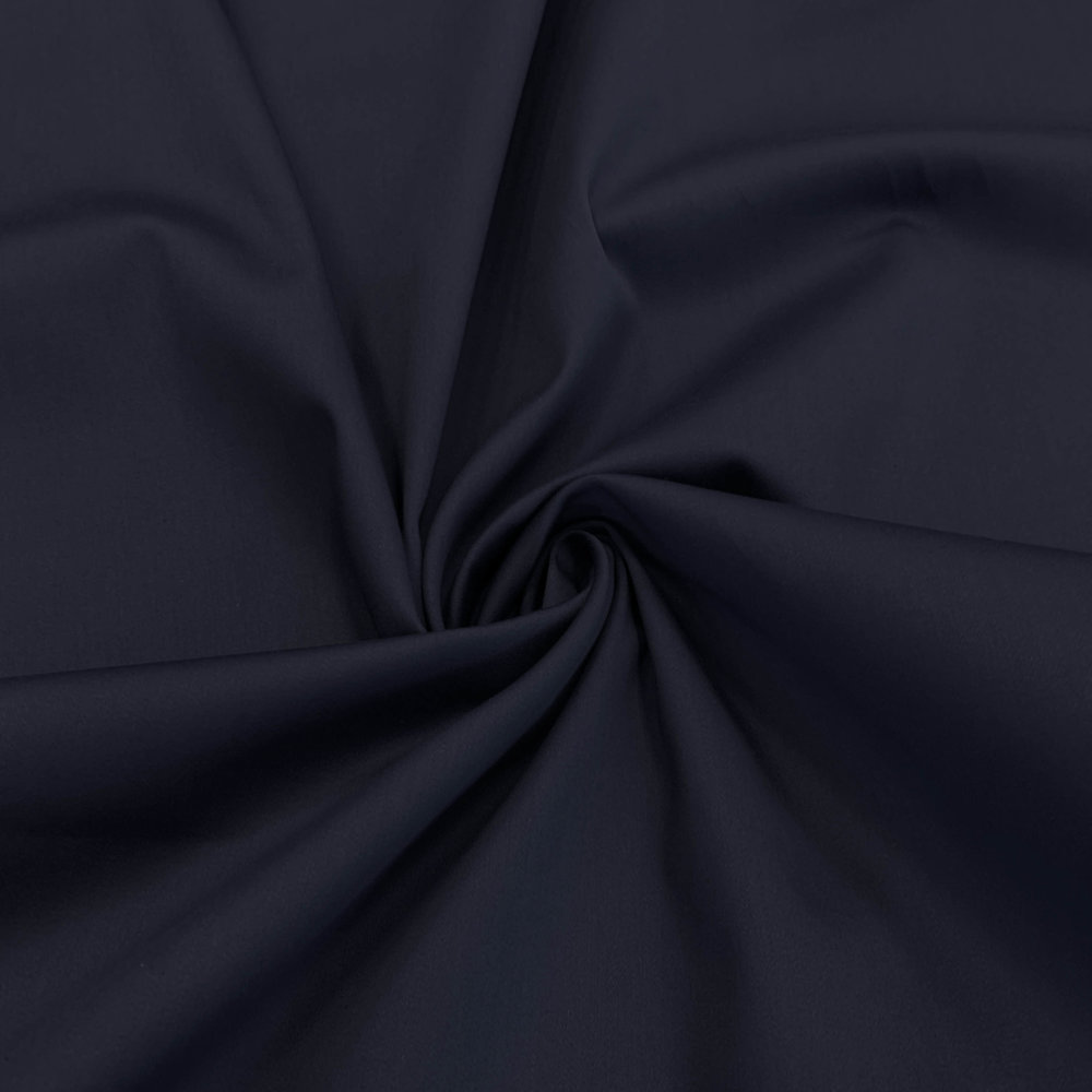 Satin Baumwolle Comfort Stretch SK12 - Mitternachtsblau