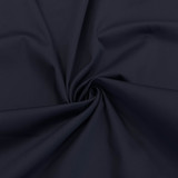 Coton satiné Comfort Stretch SK12 - bleu nuit