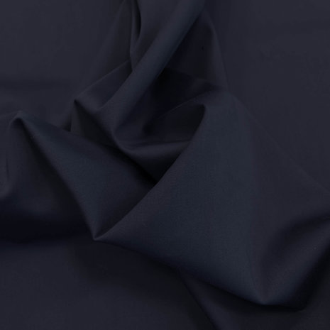 Satin Baumwolle Comfort Stretch SK12 - Mitternachtsblau