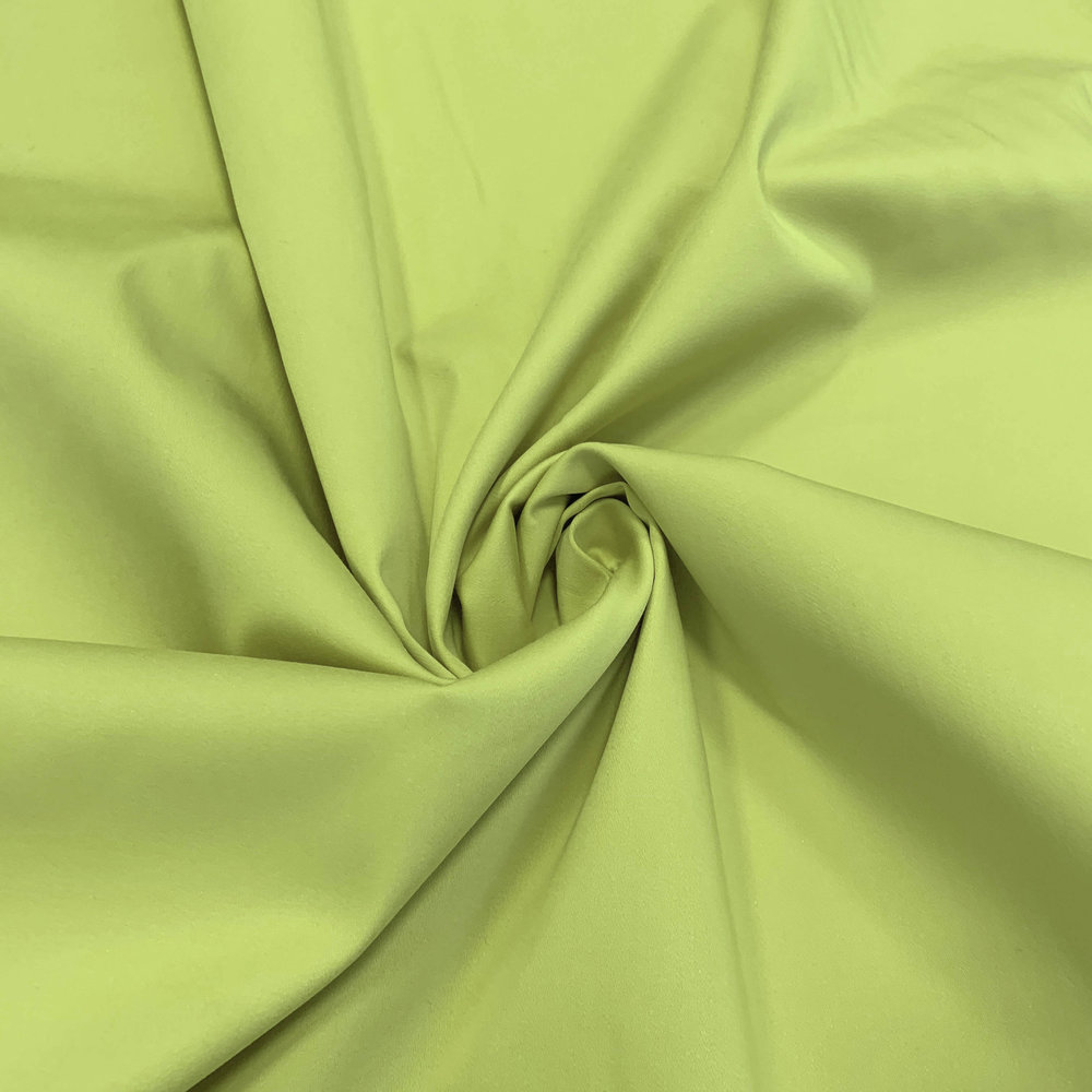 Coton satiné Comfort Stretch SK17 - vert lime