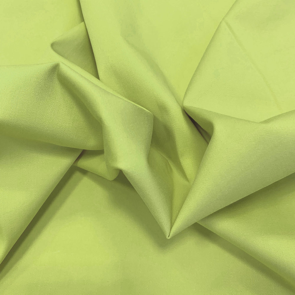 Satijnkatoen Comfort Stretch SK17 - lime groen