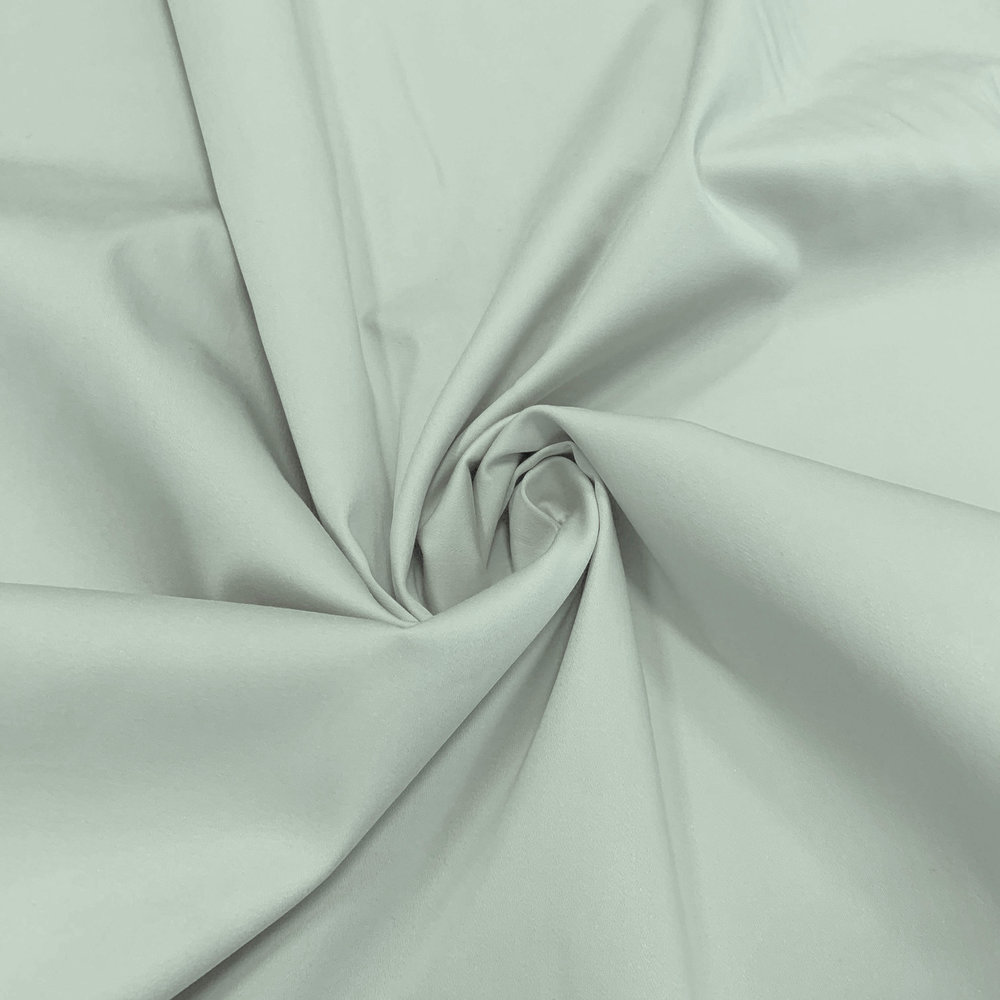 Satin Baumwolle Comfort Stretch SK18 - weiches Minzgrün Satin Baumwolle Comfort Stretch SK18 - weiches Minzgrün