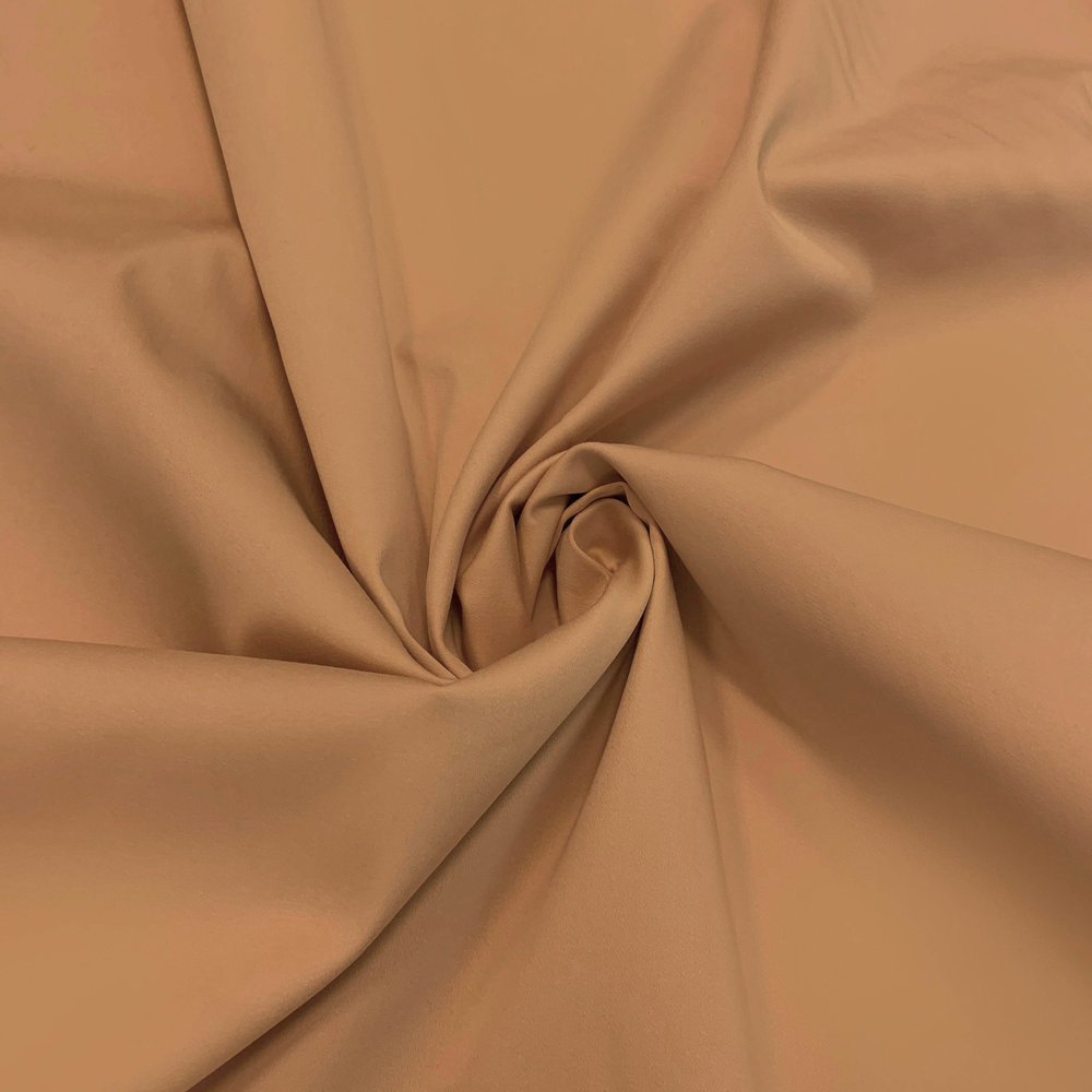 Satin Baumwolle Comfort Stretch SK20 - Kamel Satin Baumwolle Comfort Stretch SK20 - Kamel