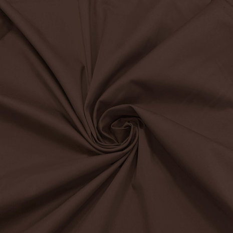 Satin cotton Comfort Stretch SK22 - dark brown 