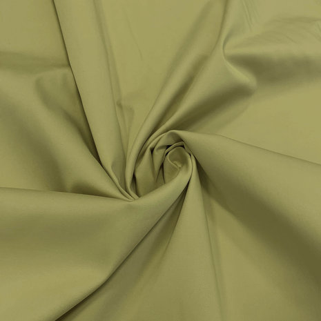 Coton satiné extensible et confortable SK26 - Olive clair