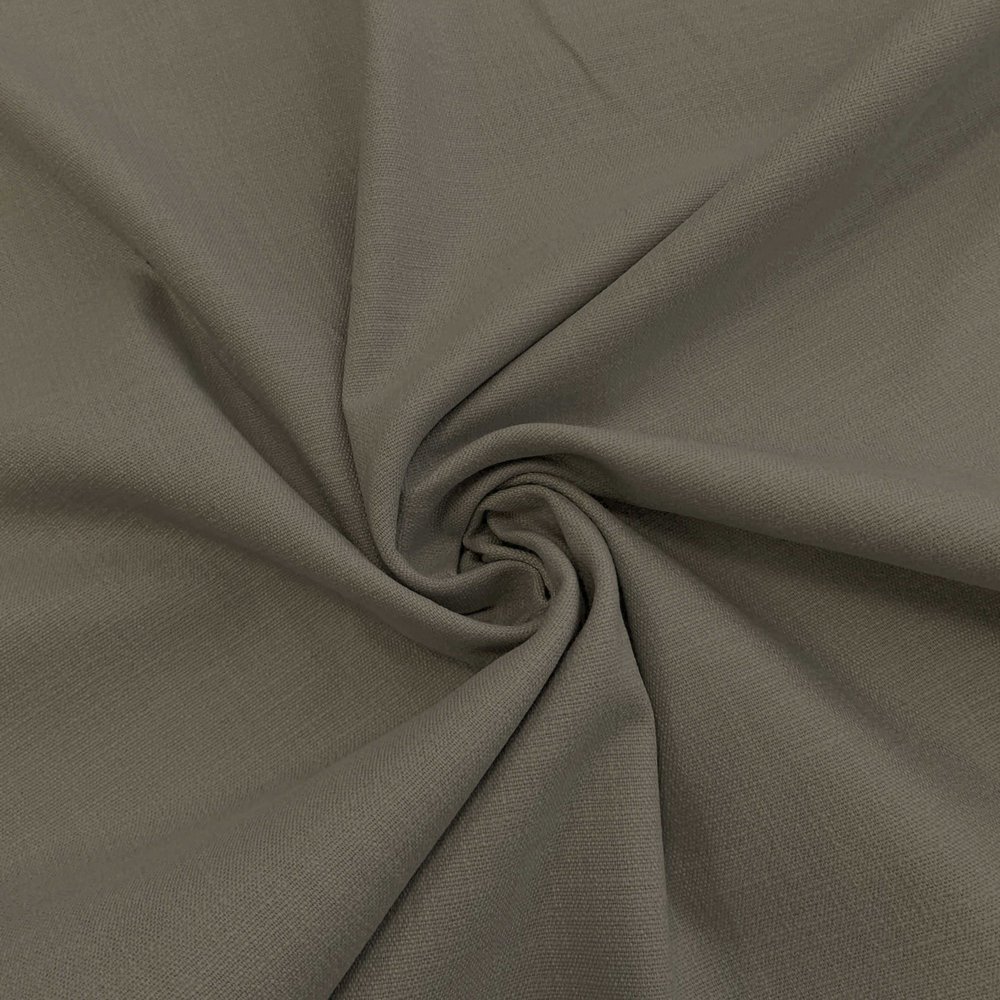 Stretch Linen L10 - green / brown