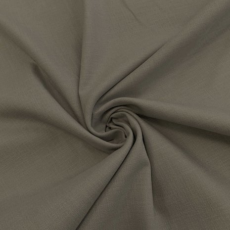 Stretch Linen L10 - moss green