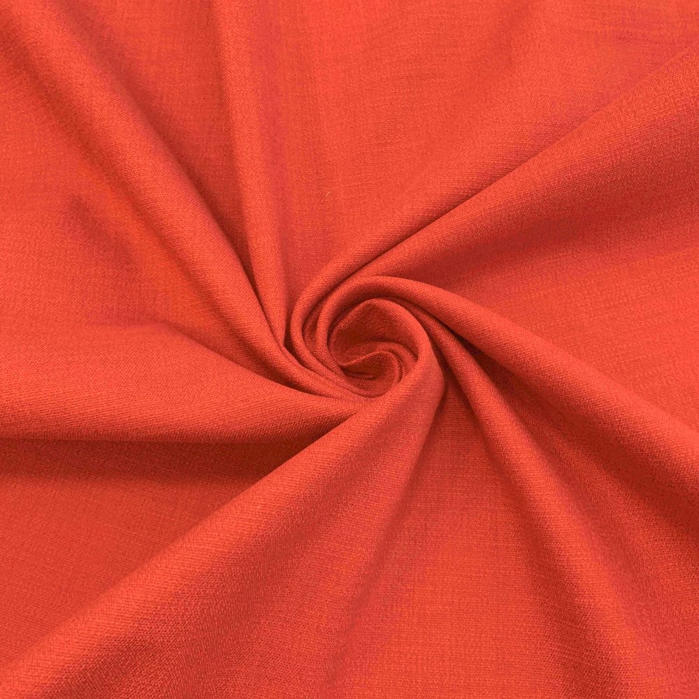 Stretch Linen L22 - bright red Stretch Linen L22 - bright red