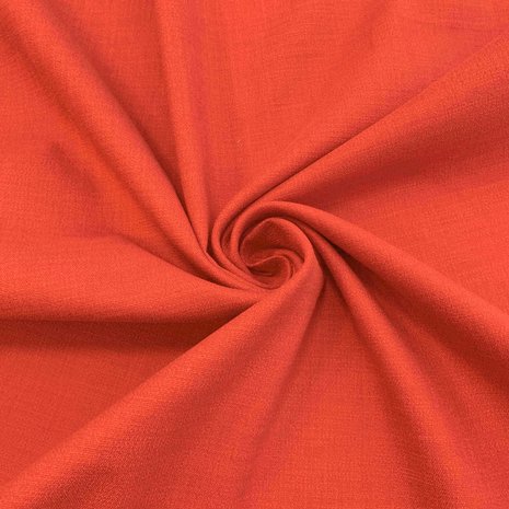 Stretch Linen L22 - bright red Stretch Linen L22 - bright red