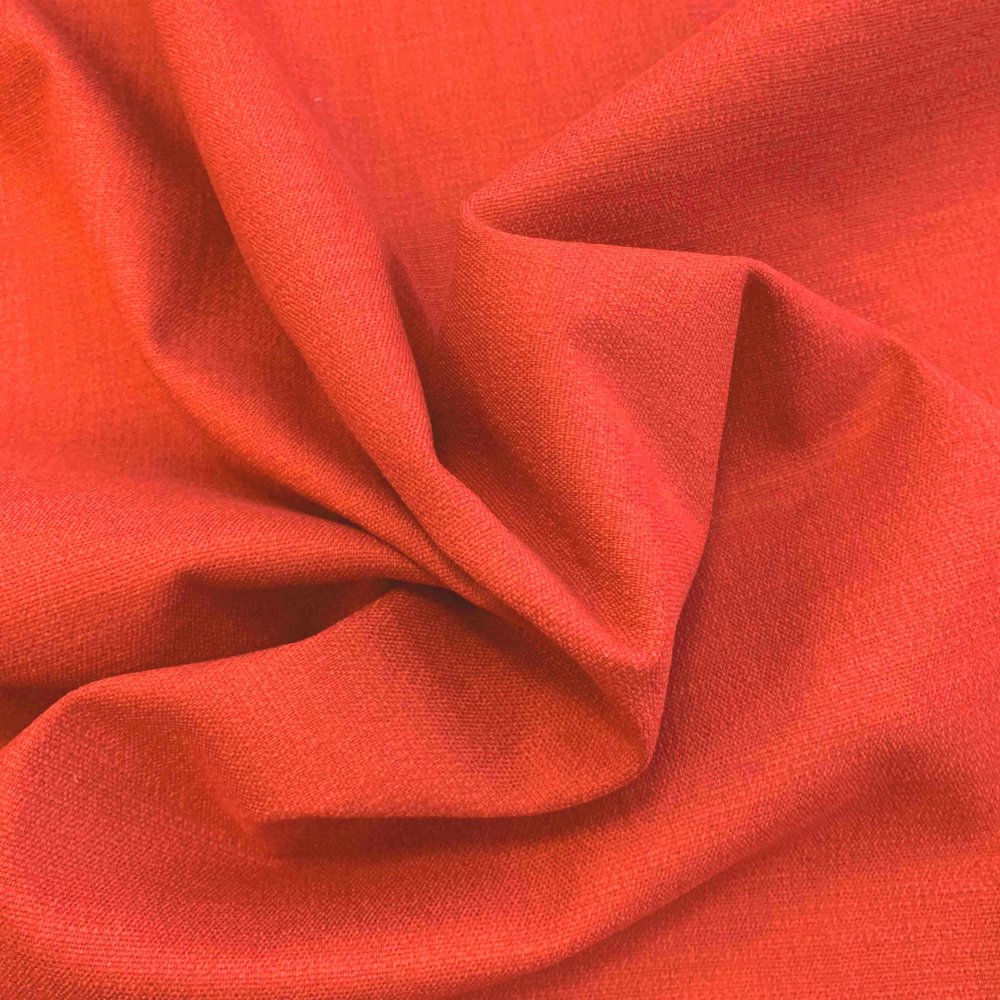 Stretch Linen L22 - bright red Stretch Linen L22 - bright red