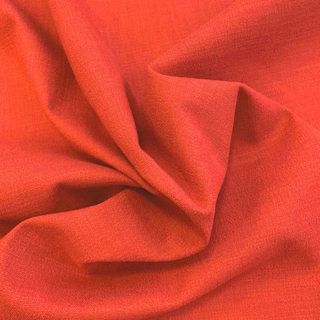 Stretch Linen L22 - bright red Stretch Linen L22 - bright red