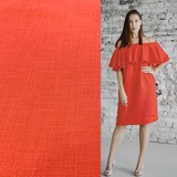 Stretch Linen L22 - bright red Stretch Linen L22 - bright red
