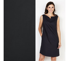 Stretch Linen L25 - black Stretch Linen L25 - black