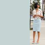 Stretch Confort Coton Satin SK24 - bleu clair ! NOVEAU ! Stretch Confort Coton Satin SK24 - bleu clair ! NOVEAU !