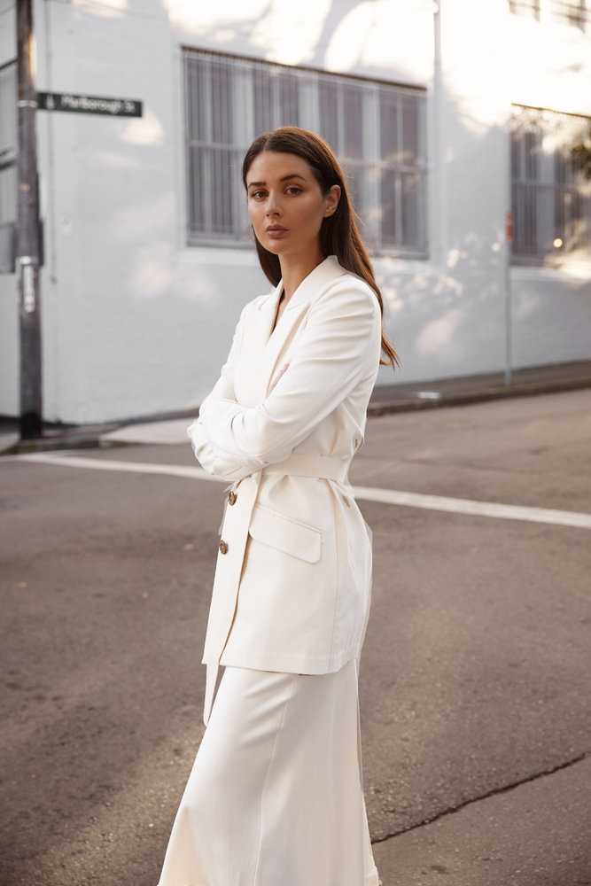 Gabardine Terlenka Stretch T08 - cream Gabardine Terlenka Stretch T08 - cream