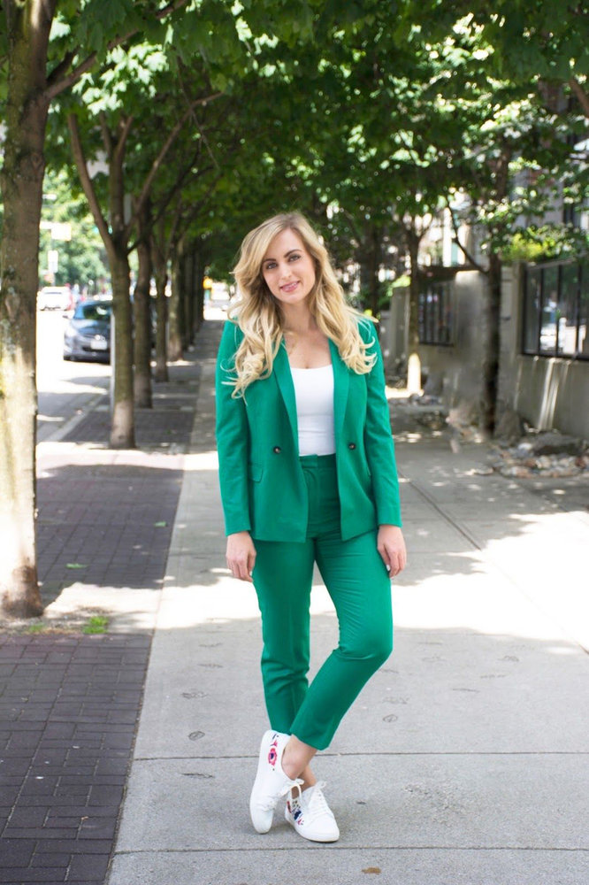 Gabardine Terlenka Stretch T12 - emerald green