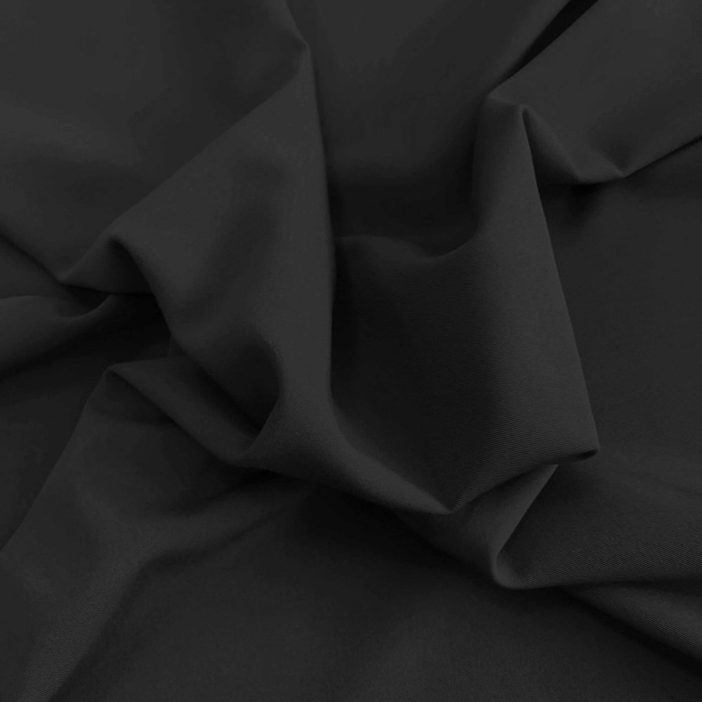 Gabardine Terlenka Stretch T17 - zwart Gabardine Terlenka Stretch T17 - zwart