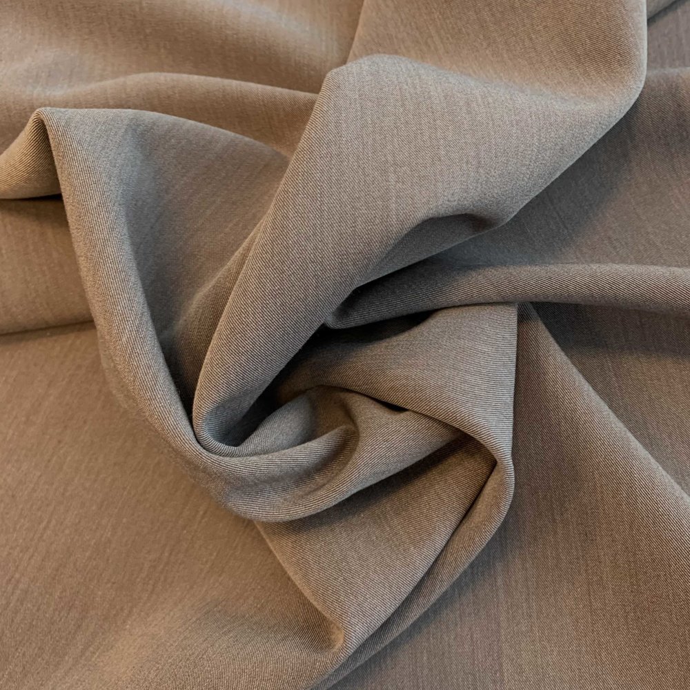 Gabardine Terlenka Stretch T21 – Taupe-Melange