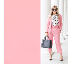Gabardine Terlenka Stretch T27 - light pink Gabardine Terlenka Stretch T27 - light pink