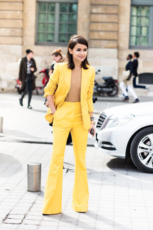 Gabardine Terlenka Stretch T36 - summer yellow Gabardine Terlenka Stretch T36 - summer yellow