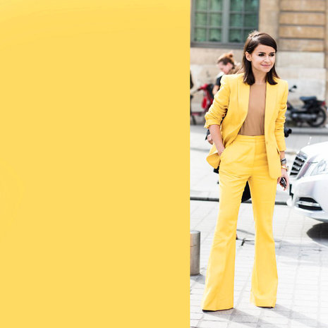 Gabardine Terlenka Stretch T36 - jaune d'été Gabardine Terlenka Stretch T36 - jaune d'été