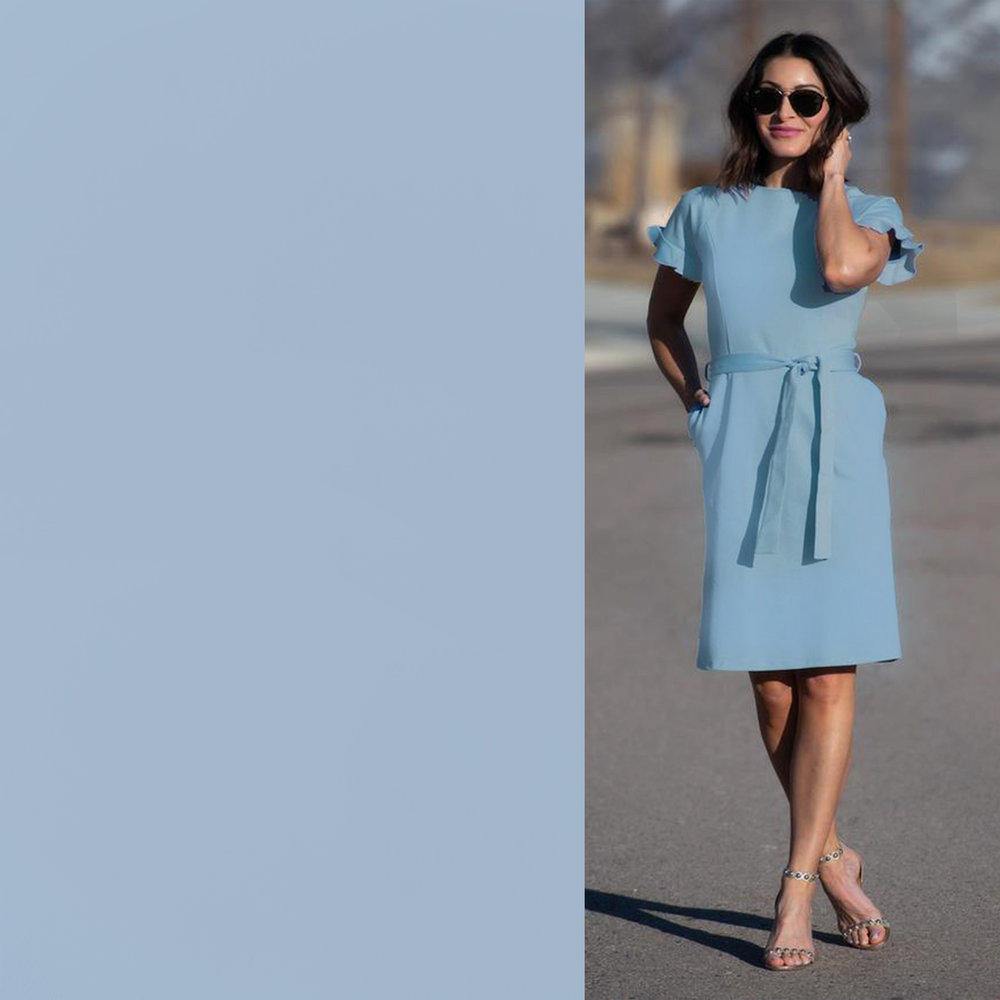 Gabardine Terlenka Stretch T39 - lichtblauw