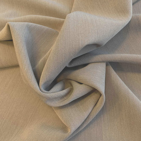 Gabardine Terlenka Stretch T50 - marron clair Gabardine Terlenka Stretch T50 - marron clair