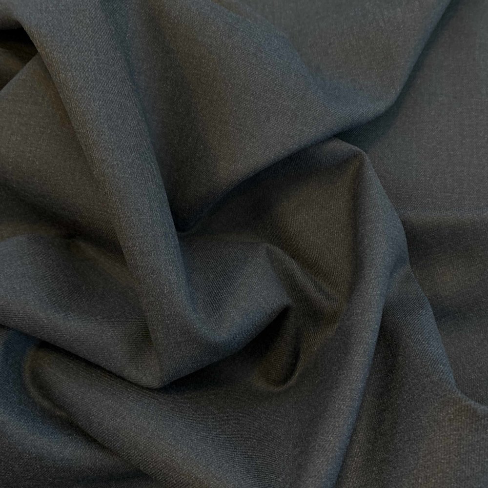 Bamboo gabardine stretch BC01 - anthracite melange