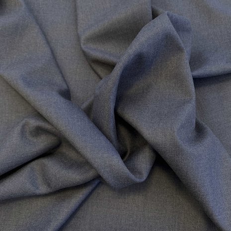 Bamboe Gabardine Stretch BC03 - jeansblauw