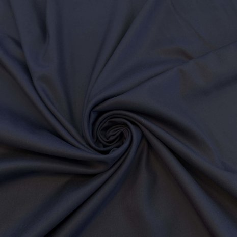 Bamboe Gabardine Stretch BC04 - donkerblauw