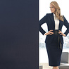 Gabardine de bambou extensible BC04 - bleu foncé Gabardine de bambou extensible BC04 - bleu foncé