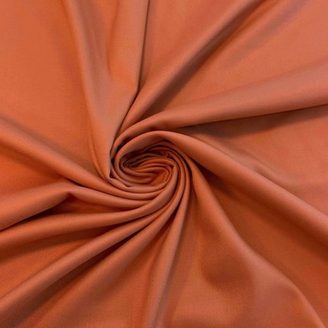 Bamboe Gabardine Stretch BC20 - burnt orange Bamboe Gabardine Stretch BC20 - burnt orange