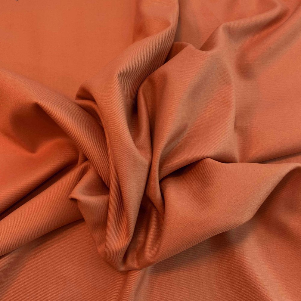 Bambou Gabardine Stretch BC20 - orange brûlé Bambou Gabardine Stretch BC20 - orange brûlé