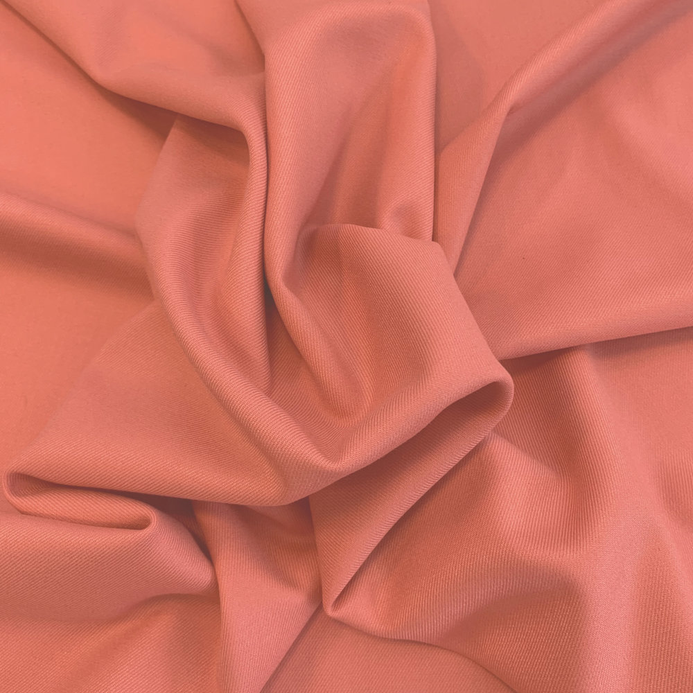 Bamboe Gabardine Stretch BC25 - koraal