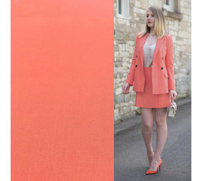 Bamboe Gabardine Stretch BC25 - koraal !! NIEUW!! Bamboe Gabardine Stretch BC25 - koraal !! NIEUW!!