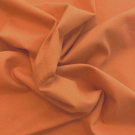 Stretch Linnen L35 - Burnt Orange