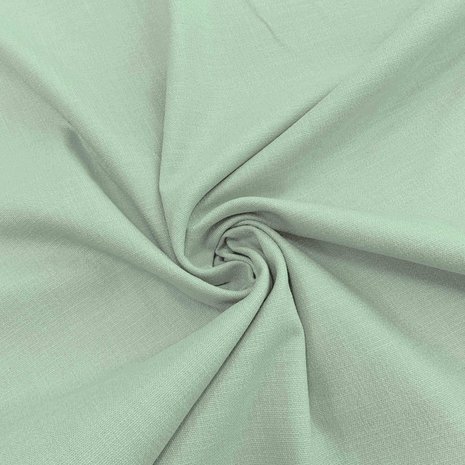 Stretch Linnen L36 - Pastel Groen