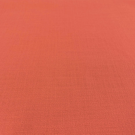 Stretch Linen L37 - dark coral